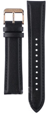 Černý kožený řemínek Orient UL037012P0, Rose gold přezka (pro model RA-SP00)