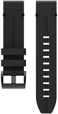 Řemínek QuickFit 26mm, kožený, černý, černá přezka (Garmin Fenix 7X/6X/5X, Tactix aj.)
