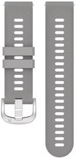 Silikonový řemínek Ricardo 18mm (pro Garmin Venu 2S, Vívoactive 4S, Forerunner 265S, Venu 3S aj.), šedý V1, Quick Release
