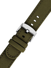 Textilní řemínek Morellato Viareggio 5969E13.073 M, zelený, recyklovaný materiál