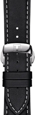 Kožený řemínek Tissot T852.044.599 21mm, černý, Quick Release