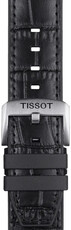 Kožený řemínek Tissot T852.046.761 22mm, černý, Quick Release