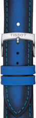 Kožený řemínek Tissot T852.046.840 20mm, modrý, Quick Release