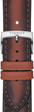 Kožený řemínek Tissot T852.046.842 20mm, hnědý, Quick Release