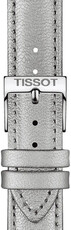 Kožený řemínek Tissot T852.047.129 16mm, stříbrný, Quick Release