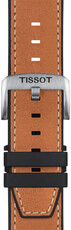 Kožený řemínek Tissot T852.047.777 23mm, hnědý, Quick Release