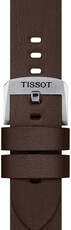 Kožený řemínek Tissot T852.048.215 20mm, hnědý, Quick Release