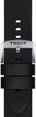 Kožený řemínek Tissot T852.048.225 22mm, černý, Quick Release
