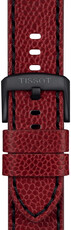 Kožený řemínek Tissot T852.049.048 22mm, červený, Quick Release