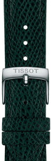 Kožený řemínek Tissot T852.049.061 18mm, zelený, Quick Release