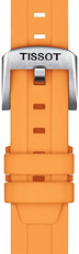 Oranžový silikonový řemínek Tissot T852.047.452