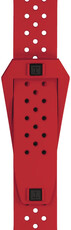 Pryžový řemínek Tissot Sideral T852.048.860 20mm, červený, Quick Release