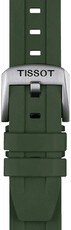 Pryžový řemínek Tissot T852.049.054 20mm, zelený, Quick Release