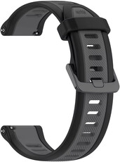 Silikonový řemínek Ricardo 20mm (Garmin Venu, Venu Sq, Venu Sq 2, Venu 2 plus aj.), černý, Quick Release