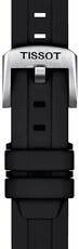 Silikonový řemínek Tissot T852.047.455 18mm, černý, Quick Release