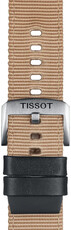 Textilní řemínek Tissot T852.046.752 22mm, béžový, Quick Release
