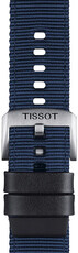 Textilní řemínek Tissot T852.046.754 22mm, modrý, Quick Release