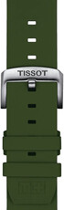 Zelený silikonový řemínek Tissot T852.047.177
