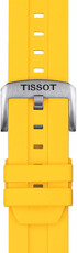 Žlutý silikonový řemínek Tissot T852.047.916