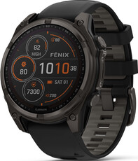 Garmin Fenix 8 Solar 47mm, Sapphire Carbon Gray DLC Titanium Black