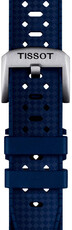 Pryžový řemínek Tissot T852.049.963 20mm, modrý, Quick Release