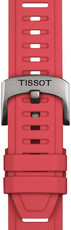 Silikonový řemínek Tissot T852.049.243 21mm, červený, Quick Release