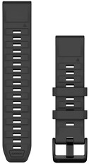 Silikonový řemínek Garmin 22mm (pro Garmin Fenix 8/7/6 (47mm), Epix 2 aj.), šedý V3, QuickFit, 010-13392-07
