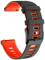 Silikonový řemínek Ricardo 20mm (pro Garmin Venu, Venu Sq, Venu Sq 2, Venu 2 plus aj.), černý V2, Quick Release
