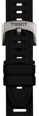Silikonový řemínek Tissot T852.049.249 21mm, černý (vel. XS), Quick Release