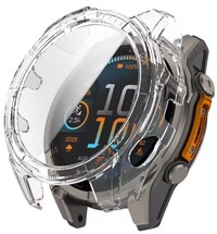 Ochranný kryt (pro Garmin Fenix 8, 51mm), plastový, průhledný + sklíčko