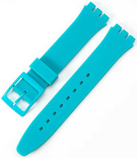 Silikonový řemínek Ricardo Barletta 19mm (pro Swatch), tyrkysový