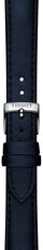 Kožený řemínek Tissot T852.050.307 22mm, modrý, vegan, Quick Release