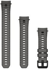 Silikonový řemínek Garmin 20mm (pro Instinct E), Charcoal, + prodloužená část, 010-13397-00