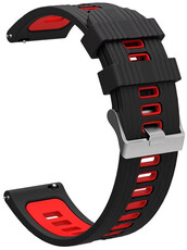 Silikonový řemínek Ricardo 20mm (pro Garmin Venu, Venu Sq, Venu Sq 2, Venu 2 plus aj.), černý V3, Quick Release