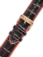 Kožený řemínek Orient UDFGGR0 22mm (pro modely AC08), hnědý