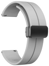Silikonový řemínek Ricardo 20mm (pro Amazfit Active 2), šedý, Quick Release