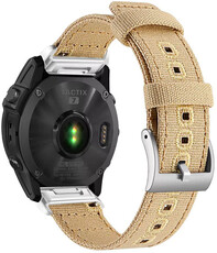 Nylonový řemínek Ricardo 26mm (pro Garmin Fenix 8/7X/6X (51mm), Tactix aj.), béžový, QuickFit