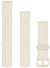 Silikonový řemínek Garmin 20mm, Bone, Quick Release, + prodloužená část, 010-12932-65