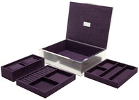 Kazeta na hodinky Wolf Silver 190001