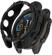Ochranný kryt (pro Garmin Fenix 8 AMOLED, 47mm), silikonový, černý