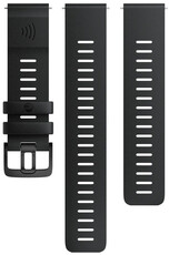 Silikonový řemínek Polar 20mm, černý, velikost S, M/L, Quick Release, platební