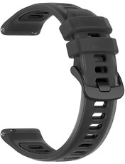 Silikonový řemínek Ricardo 22mm (pro Garmin Forerunner 570 (47mm) aj.), černý, Quick Release