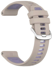 Silikonový řemínek Ricardo Gressoney 22mm (pro Garmin Forerunner 970), Gray/Purple