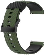 Silikonový řemínek Ricardo 24mm (pro Suunto), zelený V2, Quick Release
