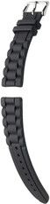 Silikonový řemínek Hirsch Jelly L 40818850-2, černý, délka L