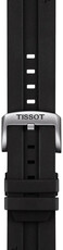Silikonový řemínek Tissot T852.047.708 22mm, černý, Quick Release