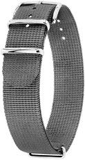 Textilní řemínek Hirsch Rush Recycle XL 40536030-2, šedý, délka XL