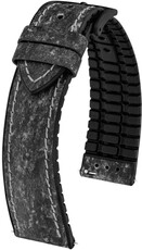 Koženkový řemínek Hirsch Stone L 0925044050-5, černý, délka L, Quick Release