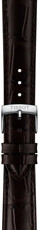 Kožený řemínek Tissot T852.051.032 18mm, hnědý, Quick Release