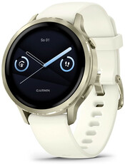 Garmin Venu 4 41mm Lunar Gold / Bone, Silicone Band